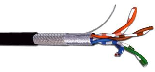 CAE GROUPE S2CEB GIGAAUDIO CABLE CAT5e SFTP Cable SOLID 4 PAIRS black PUR - S2CEB by CAE Groupe