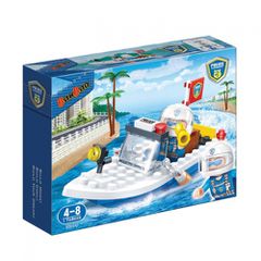 BanBao 7019 Police Boat 62 pieces.