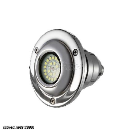 Acqua Source Χωνευτό Βιδωτό (2'') Φωτιστικό LED 5W Σε Θερμό Φως (3000K) Μπρούτζινο Επιχρωμιωμένο - Θερμό φως (2000-3500Κ)