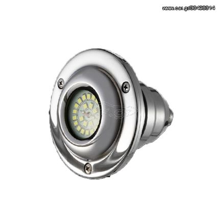 Acqua Source Χωνευτό Κουμπωτό (Ø63mm) Φωτιστικό LED 5W Σε Θερμό Φως (3000K) Μπρούτζινο Επιχρωμιωμένο - Θερμό φως (2000-3500Κ)