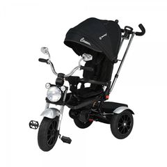 Bebe Stars Τρίκυκλο Ποδηλατάκι Chopper 6 Σε 1 Black 814-188