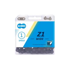 Αλυσίδα ποδηλάτου | KMC | Z1 Wide | 112 Links | με Quick Link | για ποδήλατο χωρίς ταχύτητες-thumb-1