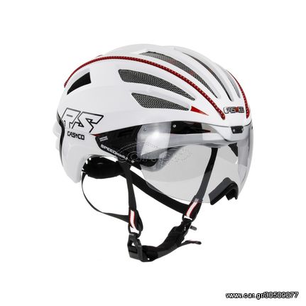 Κράνος ποδηλάτου | CASCO | SPEEDairo 2 | με VAUTRON® automatic visor | Λευκό
