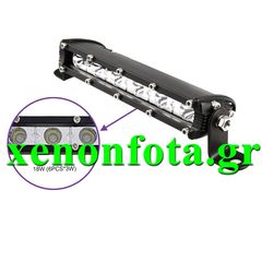 ΜΠΑΡΑ LED CREE 18 WATT 10-30 VOLT ΚΑΤΑΣΚΕΥΗ ΑΛΟΥΜΙΝΙΟΥ ΛΕΥΚΟ ΦΩΣ ΠΟΛΥ ΔΥΝΑΤΗ ....Sound☆Street.... 