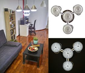 Πολυέλαιος LED Rustic Lights (2805)-thumb-1