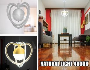 Πολυέλαιος LED Heart Light (302)-thumb-2