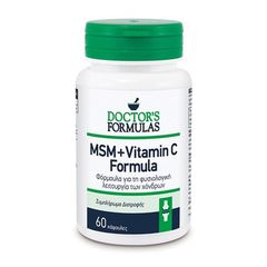 Doctor s Formulas  MSM + Vitamin C Formula 60 Caps για τις Αρθρώσεις