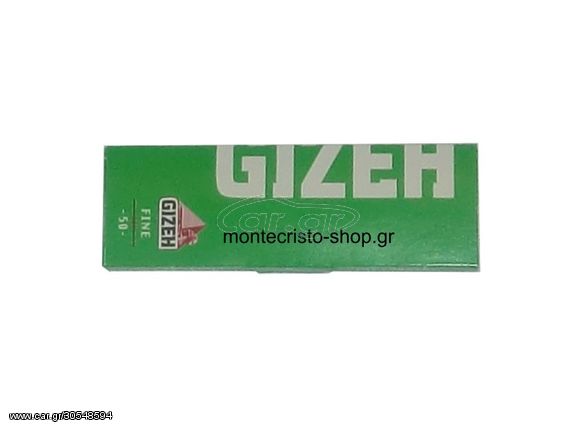Χαρτάκια GIZEH Fine Cut Corners με 50 φύλλα - 1 Πακετάκι