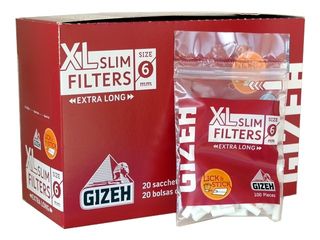 Φιλτράκια GIZEH XL 100 Slim 6mm GIF038 (κουτί με 20 σακουλάκια)