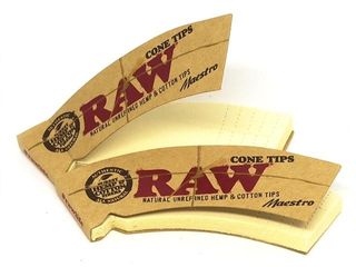 Τζιβάνες Raw Cone Tips Maestro Ακατέργαστες Διάτρητες Κώνοι  - 1 Πακετάκι