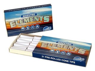 Τζιβάνες Elements Pre Rolled Cone Tips Προτυλιγμένες Κωνικές με 21 Τεμάχια - 1 Πακετάκι