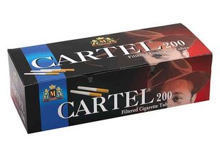 Τσιγαροσωλήνες Cartel Filtered Cigarette Tubes King Size των 200 - άδεια τσιγάρα - 1 Πακέτο 3800223910073