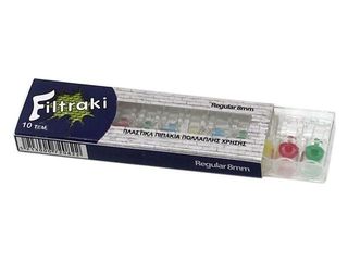 Πιπάκια τσιγάρου FILTRAKI Regular 8mm - 1 Πακετάκι