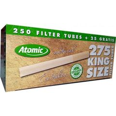 Τσιγαροσωλήνες Atomic Natural Eco Organic των 275 - άδεια τσιγάρα - 1 Πακέτο