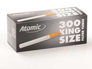 Τσιγαροσωλήνες Atomic King Size Filter Tubes των 300 - άδεια τσιγάρα - 1 Πακέτο