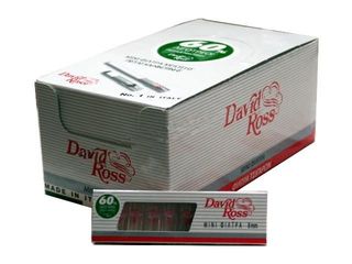 Πιπάκια τσιγάρου DAVID ROSS Mini Regular 8mm (made in Italy) κουτί με 36 πακετάκια