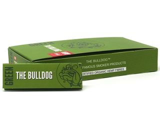 Χαρτάκια THE BULLDOG Green Πράσινα μεσαίο 1&1/4 Hemp (κουτί 25 τεμαχίων) 8716722010839