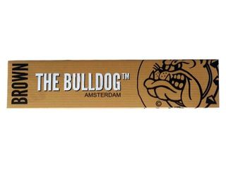 Χαρτάκια THE BULLDOG KING SIZE Brown Unbleached Ακατέργαστα 33 φύλλα - 1 Πακετάκι 8716722010907