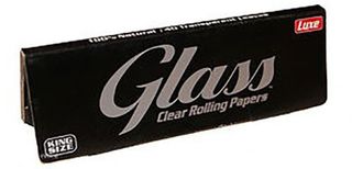 Χαρτάκια Glass Clear (Διάφανο) King Size (Μεγάλα)  - 1 Πακετάκι 716165171270