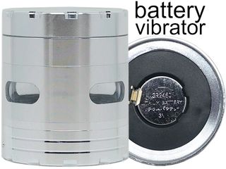Τρίφτης καπνού CONEY Vibra Grinder 63 Silver με δόνηση μεταλλικός (4 parts) 0212381