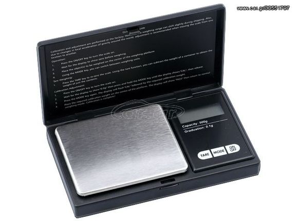 Ζυγαριά ακριβείας DIGITAL SCALE 500g με ακρίβεια 0,1g MH PROFESIONAL MINI 661-9043 6619043