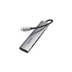 CABLETIME docking station CT-HBP2-AG7, 7 θυρών, USB-C, 4K, 100W, γκρι