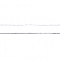 Αλυσίδα ασημένια τετράγωνη επιπλατινωμένη Μήκος καδένας 40-45cm