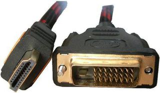 POWERTECH HDMI σε DVI 24+1, Dual Link, μαύρο, 1.5m (CAB-H023)