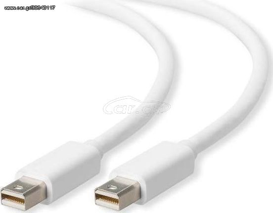 POWERTECH καλώδιο Mini DisplayPort Male, 3m, λευκό (CAB-DP010)