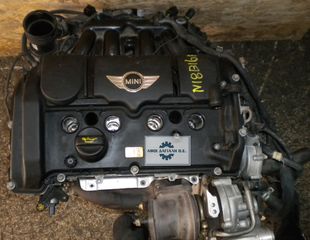 Κινητήρας βενζίνης, με κωδικό N18B16A, 1.6L AUT 16V, Turbocharger, Intercooler/135 kW (184 hp)/FWD/αυτόματο σασμάν, 6 σχέσεις, MINI COOPER S/R56, MINI COUNTRYMAN COOPER S/R60 (2010-2014)