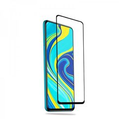 Προστατευτικό Τζαμάκι Xiaomi Redmi Note 9 Pro Max FULL COVER ΜΑΥΡΟ (OEM)