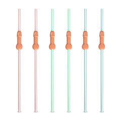 Sexy Cocktail Sipper ( 6 pcs in Polybag with Header )