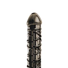 Black Color Realistic Double Ended Dildo-thumb-2