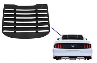 Rear Window Louvers Ford Mustang Mk6 VI Sixth Generation (2015-2019) Cover Sun Shade