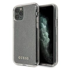 Guess GUHCN58PCGLSI iPhone 11 Pro silver / silver hard case Glitter