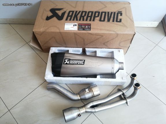 ΟΛΟΣΩΜΗ ΕΞΑΤΜΙΣΗ AKRAPOVIC YAMAHA T-MAX 530 '17-'19 , T-MAX 560