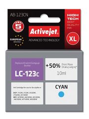 Activejet AB-123CN Ink (replacement for Brother LC123C/121C; Supreme; 10 ml; cyan)