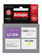 Activejet AB-123YN ink for Brother printer; Brother LC123Y/LC121Y replacement; Supreme; 10 ml; yellow