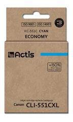 Actis KC-551C Ink (replacement for Canon CLI-551C; Standard; 12 ml; cyan)