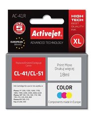 Activejet AC-41R ink for Canon printer; Canon CL-41/CL-51 replacement; Premium;18 ml; color