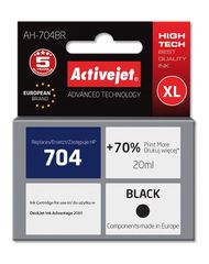 Activejet AH-704BR Ink Cartridge (replacement for HP 704 CN692AE; Premium; 20 ml; black)