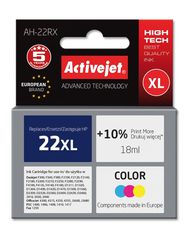 Activejet AH-22RX Ink (replacement for HP 22XL C9352A; Premium; 18 ml; color)