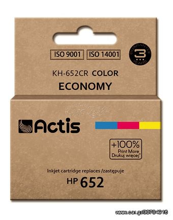 Actis KH-652CR color ink cartridge for HP (HP 652 F6V24AE replacement)