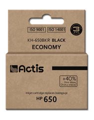 Actis KH-650BKR ink (replacement for HP 650 CZ101AE; Standard; 15 ml; black)