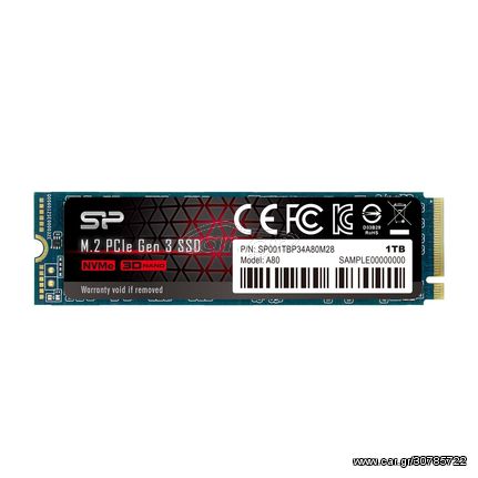 Silicon Power P34A80 M.2 1024 GB PCI Express 3.0 SLC NVMe