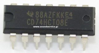 IC 74HCT08 DIP-14 ΟΛΟΚΛΗΡΩΜΕΝΟ ΚΥΚΛΩΜΑ CD74HCT08E