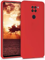 Xiaomi Redmi Note 9 -Silky and Soft Touch Finish Back Cover Case Matte Red (oem)
