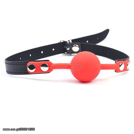 Red Silicone Ball Gag