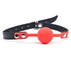 Red Silicone Ball Gag
