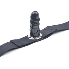 Leg Harness with Black Dildo-thumb-3